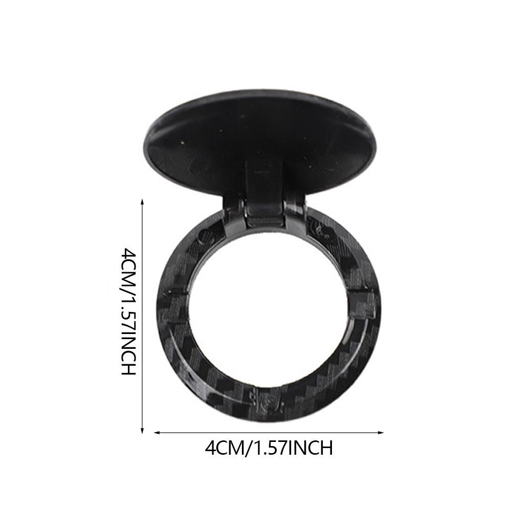 1PC Carbon Fiber Engine Start Button Cover Ignition Switch Protector Interior Decoration & Scratch Protection