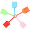 5Pcs Sand Beach Toys Kids Plastic Digging Set Spade Sandbox Scoop Outdoor Summer Play Dig Bucket Snow Shovels Toys(Random Color)