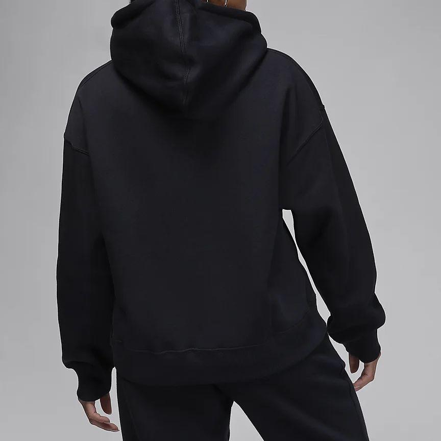 Jordan Giacca con cappuccio monocolore Brooklyn con fodera in pile e zip Donna Capispalla Nero FD7866-010