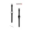 Swatch Lb184 Something Black Women S Pu Watch
