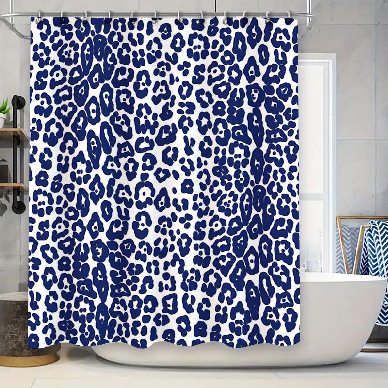 

Sea Life Shower Curtain Set Black White Turtle Design For Bathroom Decor Waterproof Fabric With Hooks Included Perfect Gift Idea W60H190(CM)-1 Pcs