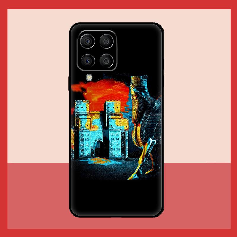 Lamassu Assyrian Winged Lion Case For Samsung Galaxy M52 M32 M53 M16 M11 M21 M31 M35 M12 M13 M14 M15 M36 M56 M55 M34 M54