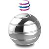 Desktop Spherical Rotating Gyroscope Relaxation Kinetic Sphere Table Plaything Metal Gyro Optical Illusion Fidget Finger Toy Fidgettoy