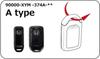 [Infinity] 90000-XYM-374A-BK SMART KEY CASE A, Black, Model Number: 90000-XYM-374A-BK
