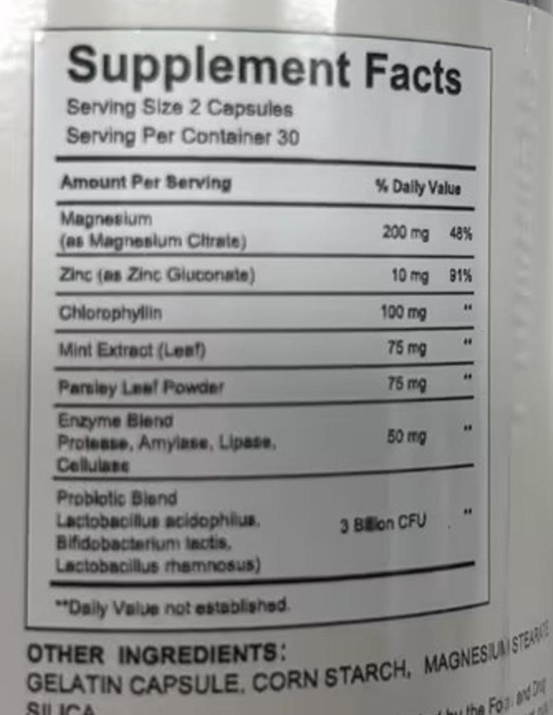 Breath & Gut Balance 7-in-1 Supplement (60 Capsules)
