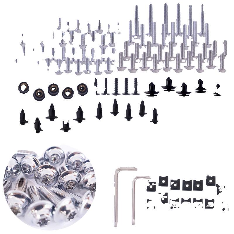 Modified Fairing Panel Screws for Honda CBR900RR, CBR954RR, Blackbird 1000
