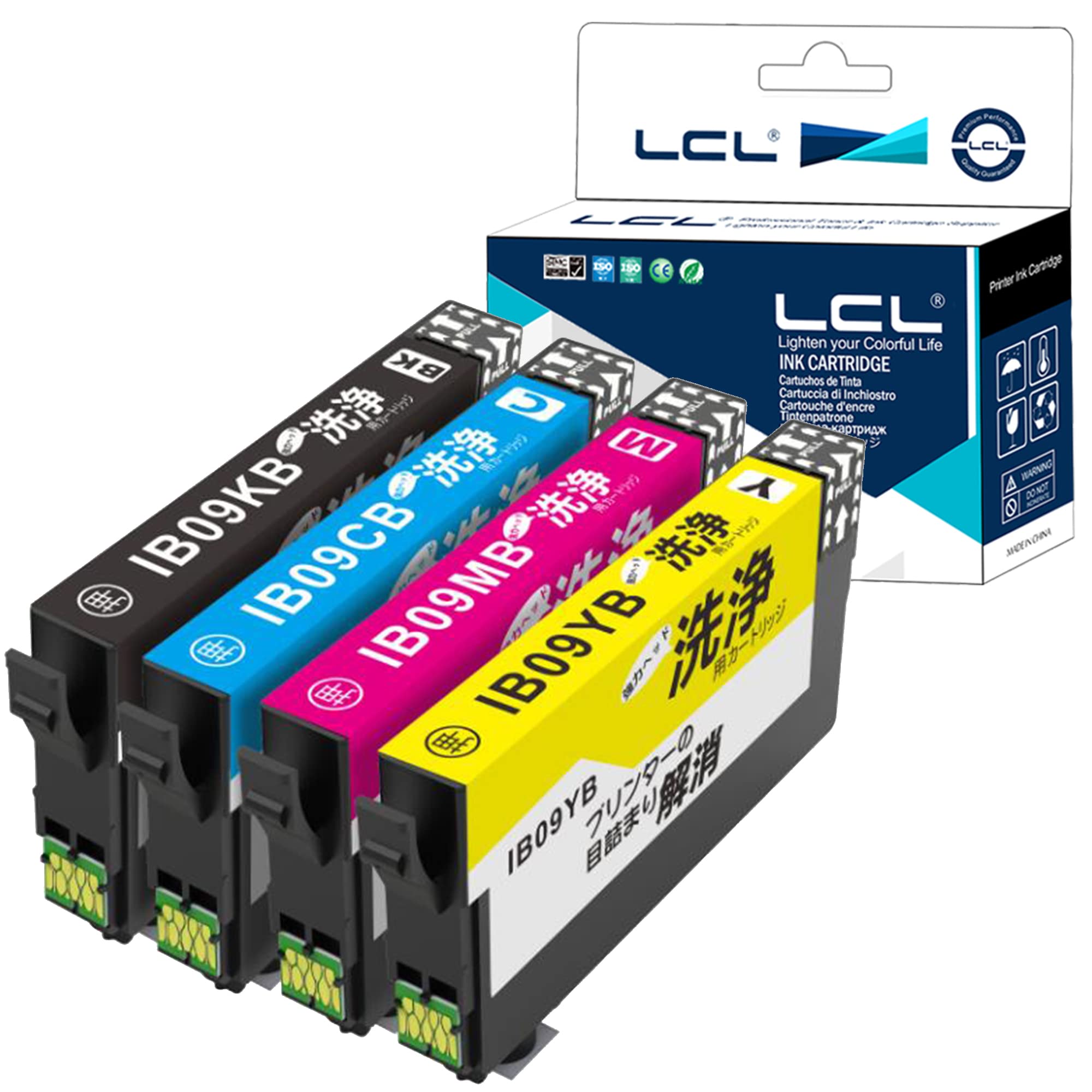 

Картридж для чищення принтера LCL Сумісний з Epson IB09 IB09CL4A IB09CL4B IB09KB IB09CB IB09MB IB09YB кольоровий принтер засмічення та замініть на