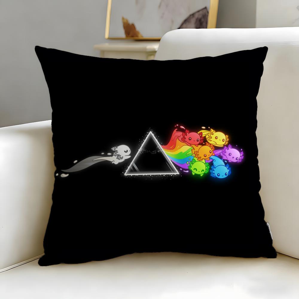

Fashion Aaxolotlied Cushion Cover Soft EasyWash Pillow Case Versatile for Couch Bed Travel and Office 30X30cm