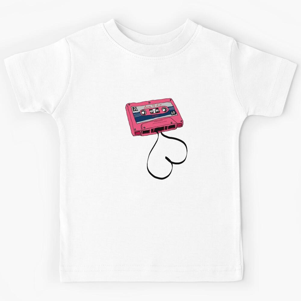 Cassete love Mix Tape | Vintage Technology Kids T-Shirt 150