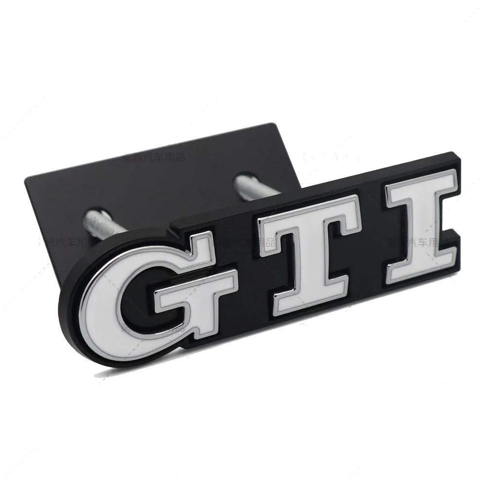 2026 Hot For VOLKSWAGEN VW Metal Car GTI Logo Front Grille Emblem Badge Stickers for Volkswagen Golf 4 5 6 7 8 Passat Jetta Polo