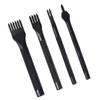 4PCS Hole Punches High Carbon Steel Hollow Punching Tool Smooth Sturdy Leather Craft Tools Working Adult Woman