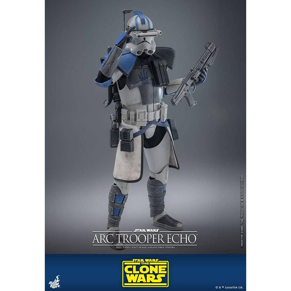 Star Wars 1 6 Television Masterpiece Scale Fully Poseable Figure  Arc Trooper Echo