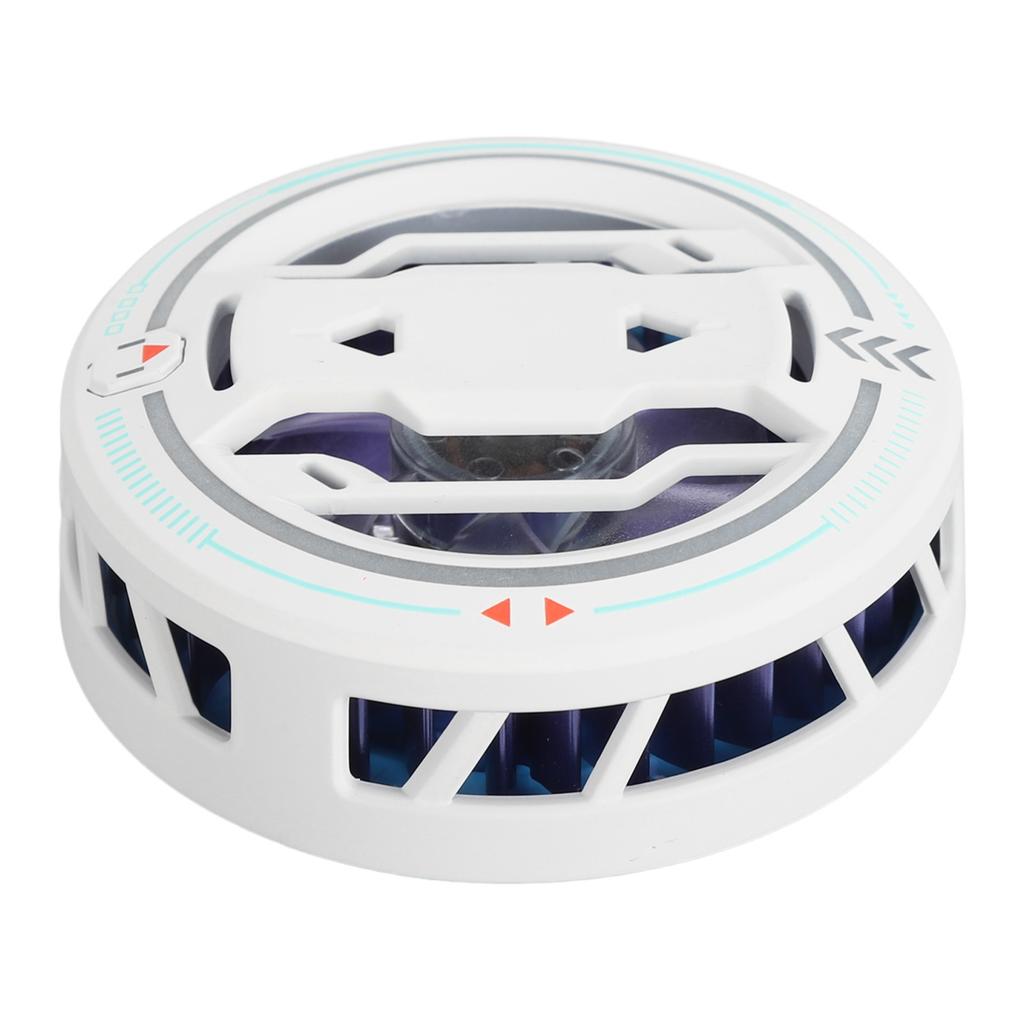 Cell Phone Cooling Fan 3 Speeds Magnetic Semiconductor Mobile Phone Radiator with Light for Playing