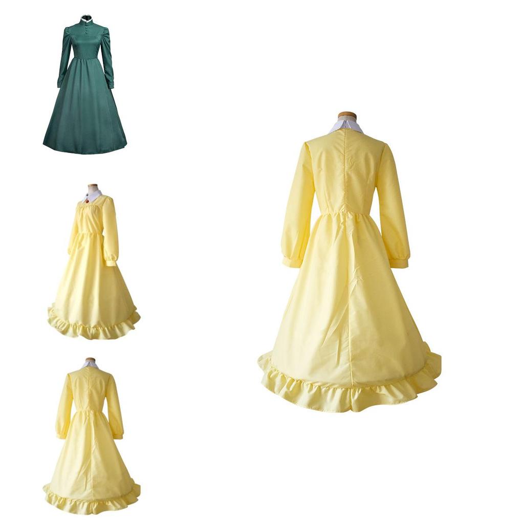 Howl's Moving Castle Sophie Deluxe Long Sleeve Costume For Cosplay