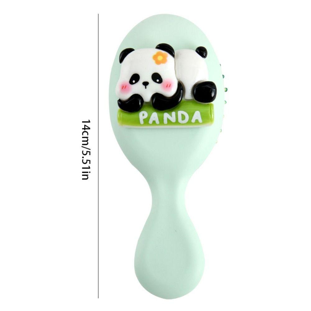 Kawaii Cartoon Animal Airbag Hair Comb Durable Makeup Tool Massage Comb Cute Anti Static Panda Hair Brush Travel