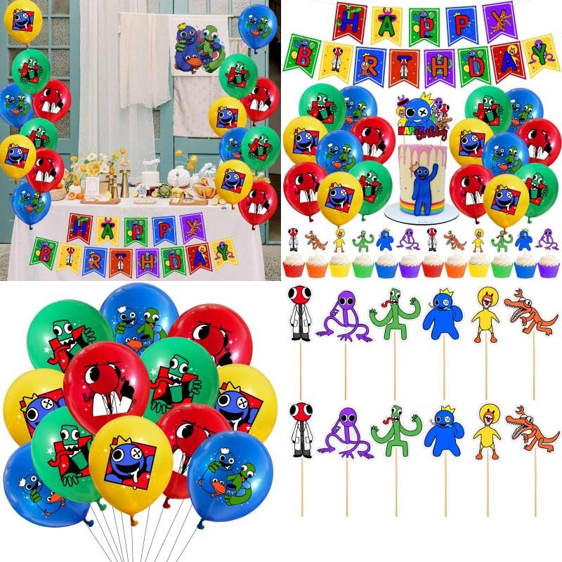 Friends Rainbow Theme Birthday Party Supplies Balloon Banner Cake Toppers Decor