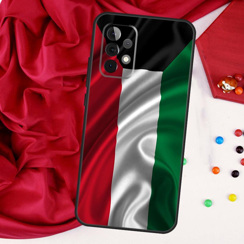 Kuwait Flag For Samsung Galaxy A15 A55 A53 A33 A35 A22 A32 A52 A54 A34 A14 A56 A36 A26 A16 A05 A06 Case