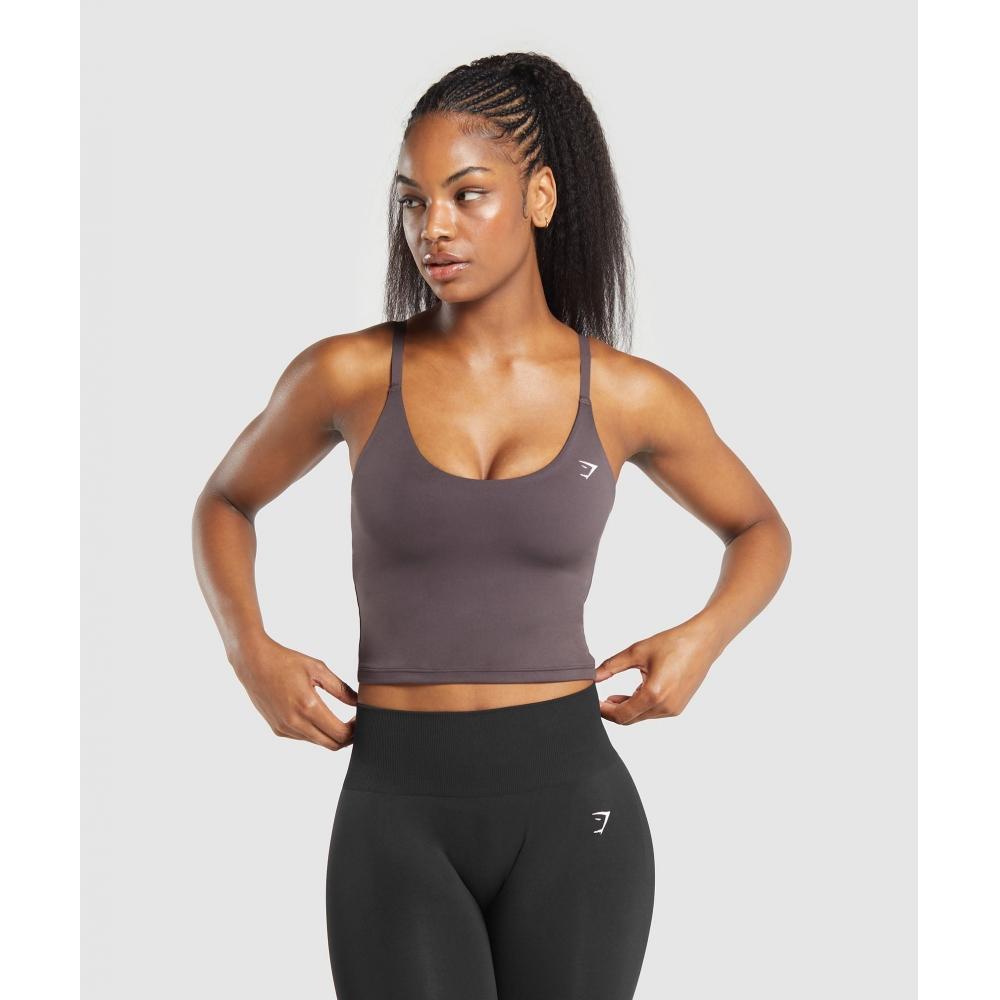

GYMSHARK Everyday Shelf Cami Tank Greyed Purple B8A2M PBVR XL