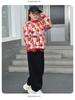 Plus Size Velvet Hoodie for Chubby Girls, Ages 7-15 – Slimming Autumn/Winter One-Piece Base Layer