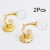 2Pcs Curtain Hook Hook Holder Home Decor Curtain Tie Window Accessories Fashion Wall Mounted Crystal Holdback European Style