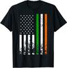 Irish American Flag Ireland Flag St Patricks Day Gift Unisex T-Shirt