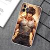 Hanma baki Grappler Phone Case For iPhone 15 14 11 12 13 Mini Pro XS Max Cover 6 7 8 Plus X XR SE 2020 Funda Shell