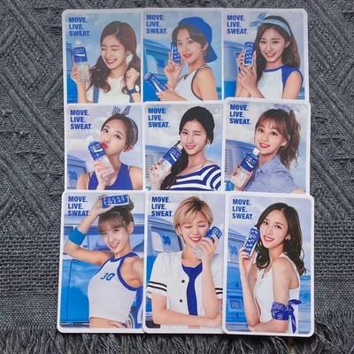 

TWICE Pocari Sweat 30th Anniversary Limited Photocard Set 9Pieces Complete FS JP