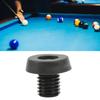 2Pcs Plastic Billiard Cue Joint Protectors Black Pool Cue Stick Joint Protectors Billiard Accessories