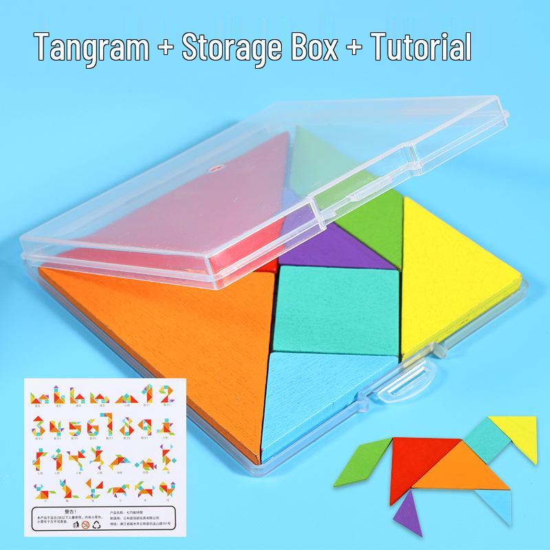 Volume 1 Tangram Puzzle: Math Aid for 1st & 2nd Graders