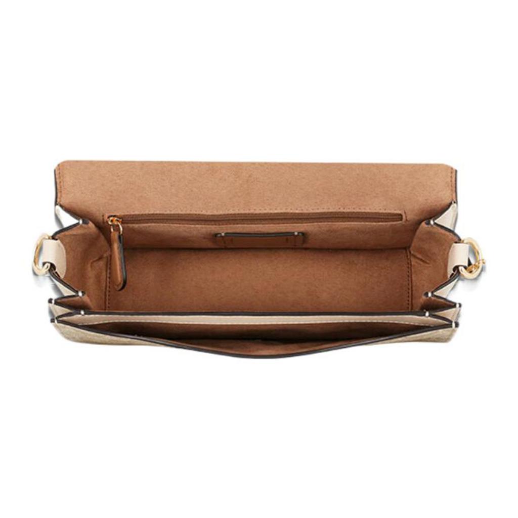 Coach Morgan 27 Classic Monogram Buckle Closure Canvas And Leather Handbag Women Handbags Light-Khaki CH506-IMOT4
