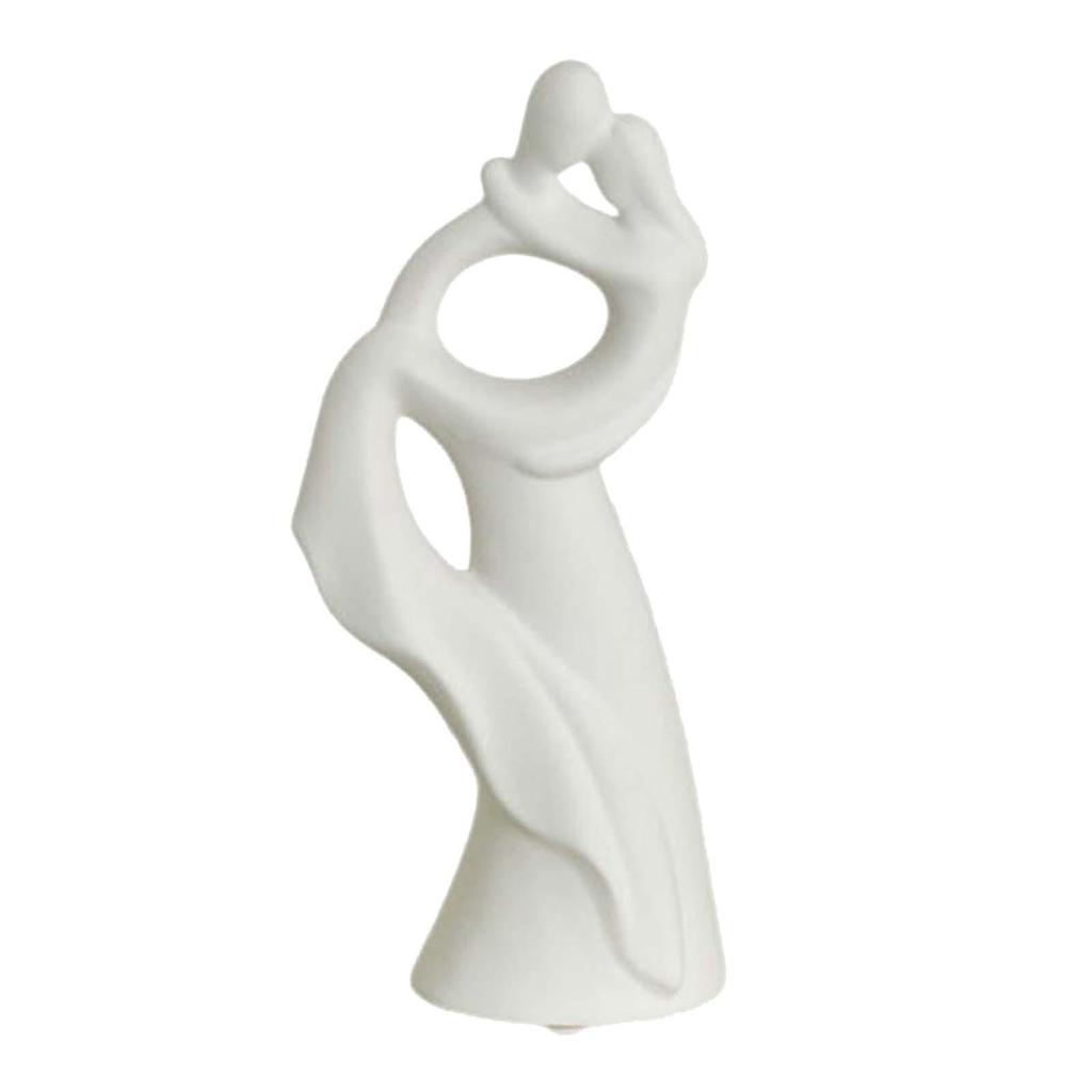 Abstract Couple Statue Hugging Art Modern Collection Decorative Abstract Figurine Lover for Office Bookshelf Desk Bar Home