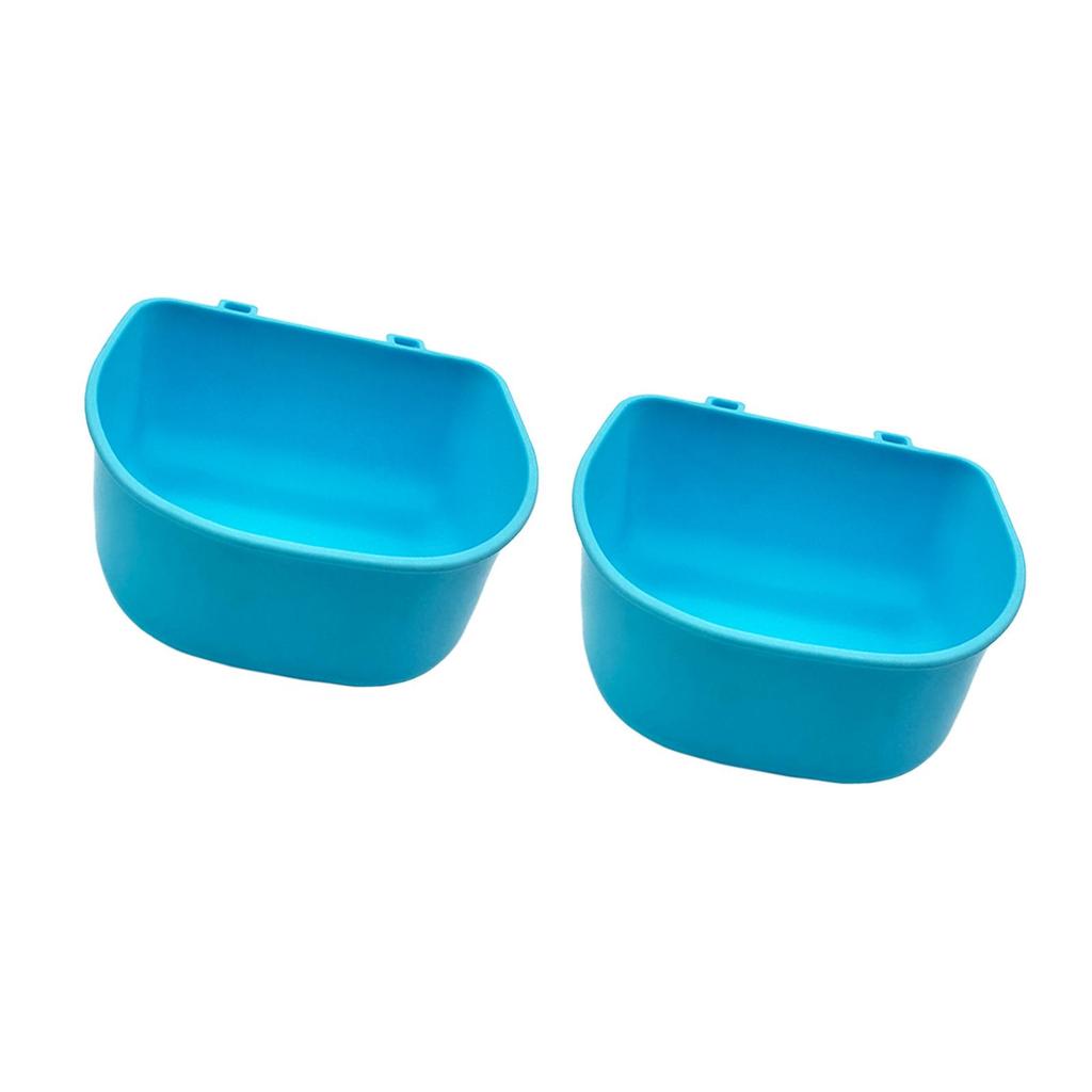 Pet Hanging Food Bowls Removable Adjustable Durable PP Feeding Crate Bowl Multipurpose Feeder for Small Dogs Cats Airline Cage