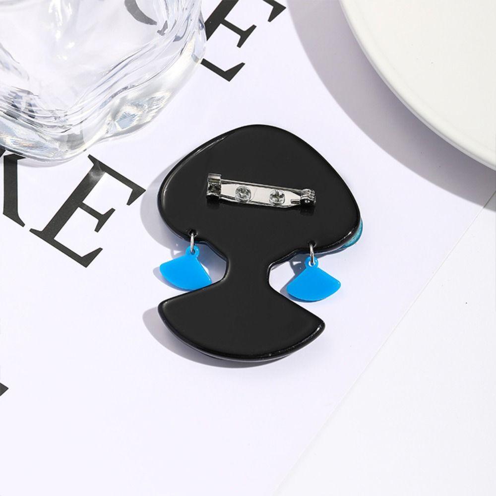 Girl Korean Style Brooch Acrylic Brooch Acetate Fiber Brooch Acetic Acid Brooch Women Collar Pin