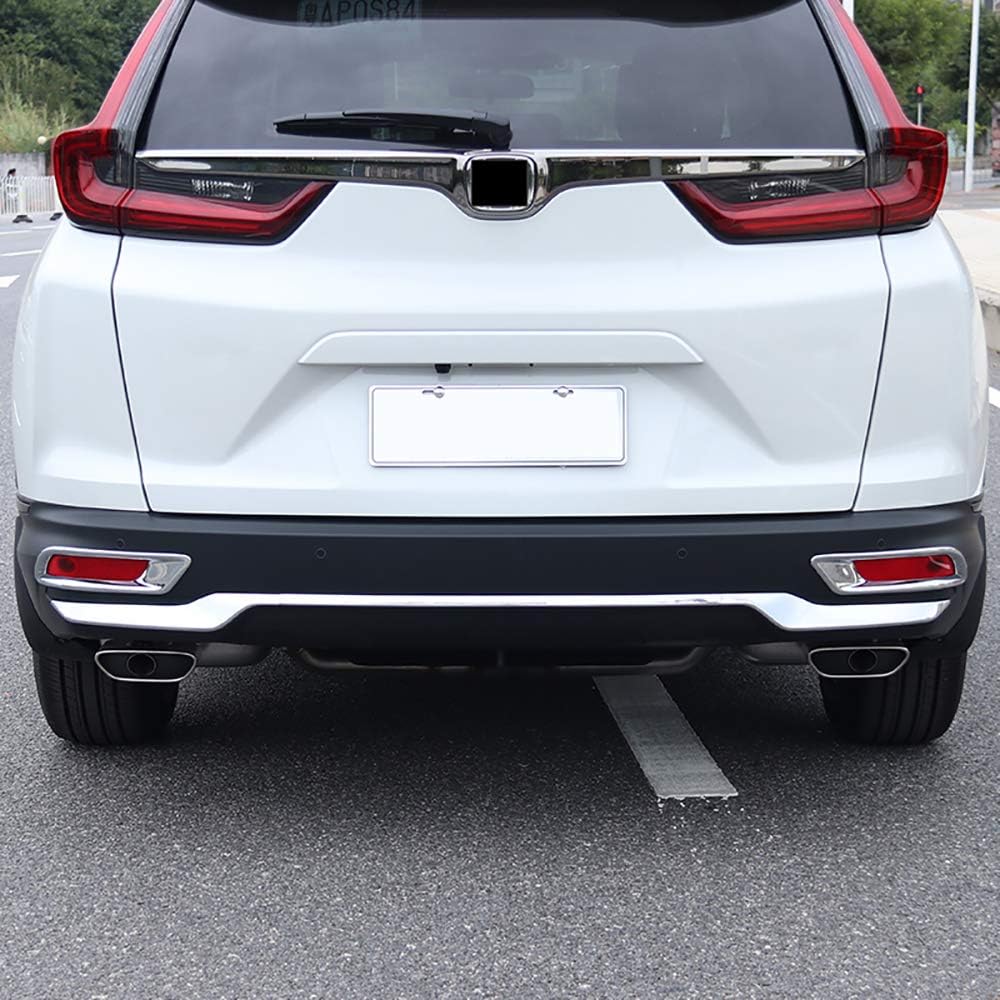 Kadore for Honda CR-V CRV EX EX-L Touring Hybrid 2020 2021 2022 Chrome Rear Fog Lights Lamps Cover Trim Bezel 2-pc
