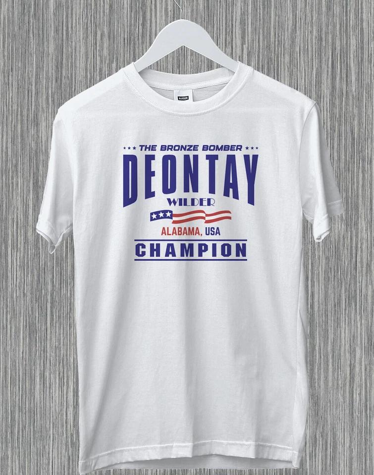 Deontay Wilder The Bronze Bomber USA Flag Boxing Champion Funny Gift T-Shirt 3XL