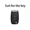 Car Key Case for Kia Rio Optima Sportage Sorento Soul Ceed Cerato Forte Seltos 3 Button Remote Key Cover Fob Crystal Pink Tpu