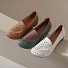 Hollow Doudou shoes women's spring and summer casual and comfortable round head low heel breathable women
