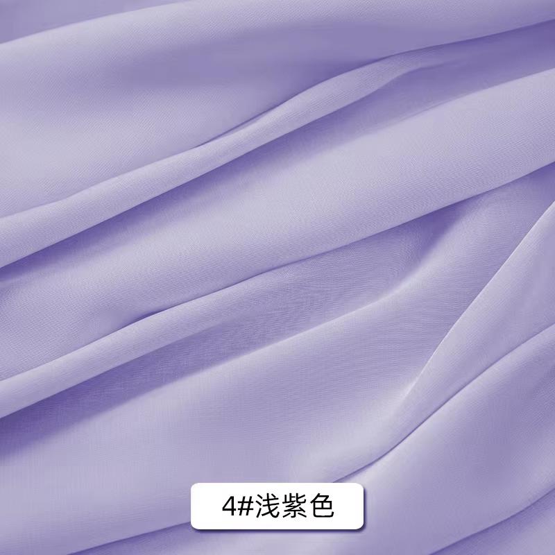 0.5m/1m/2m Soft Opaque Satin Chiffon Fabric For Home Wear, Clothing Skirts, Shirt linings,Pajamas, Handmade DIY Clothing Fabric
