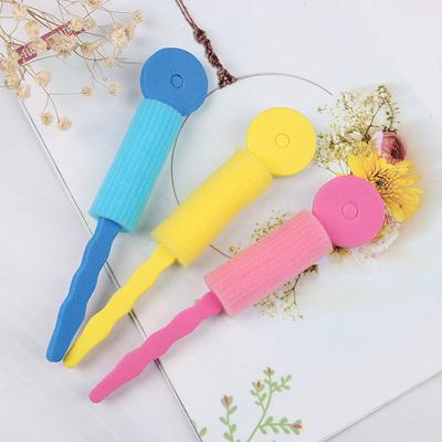 3 ks měkké pěnové houbičky, DIY stylingové natáčky na vlasy, tyčinky, flexibilní kulmy na vlasy