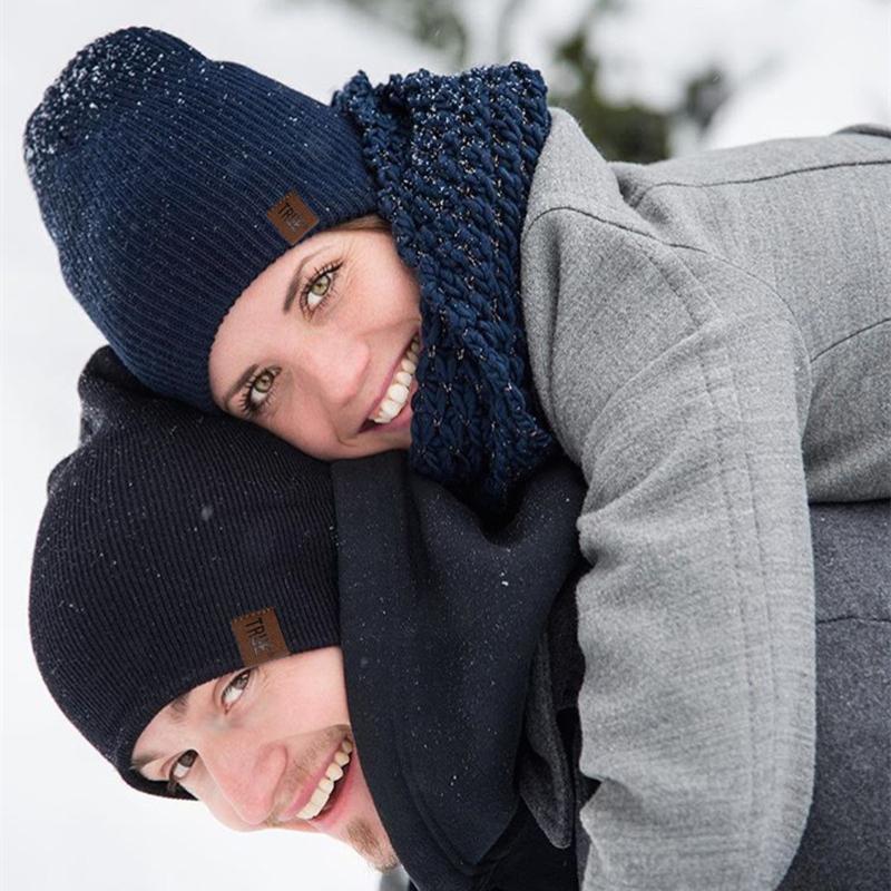 Hot Sale Unisex Casual Beanie Hat Men Women Basic Knitted Winter Hat Streetwear Beanie Cap