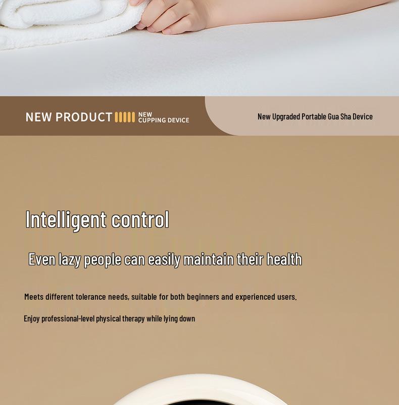 Smart Electric Gua Sha & Cupping Massager with Meridian Brush