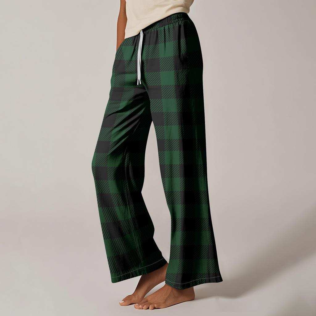 Anime-Pyjamahose, Nachtwäsche, lässige Hose mit Kordelzug und elastischer Taille, bequeme, gerade, lockere Yoga-Hose