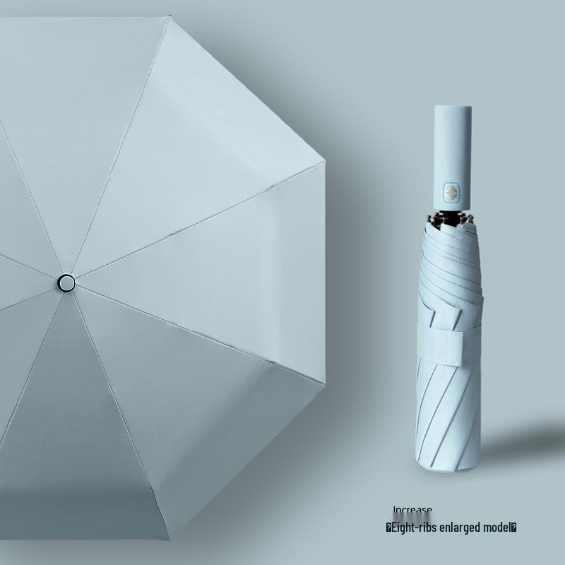 Large Women's Automatic Umbrella: UV Protection, Sunshade, Sturdy, Foldable, Suitable for Sun and Rain