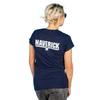 Top Gun Womens/Ladies Maverick Back Print Fitted T-Shirt