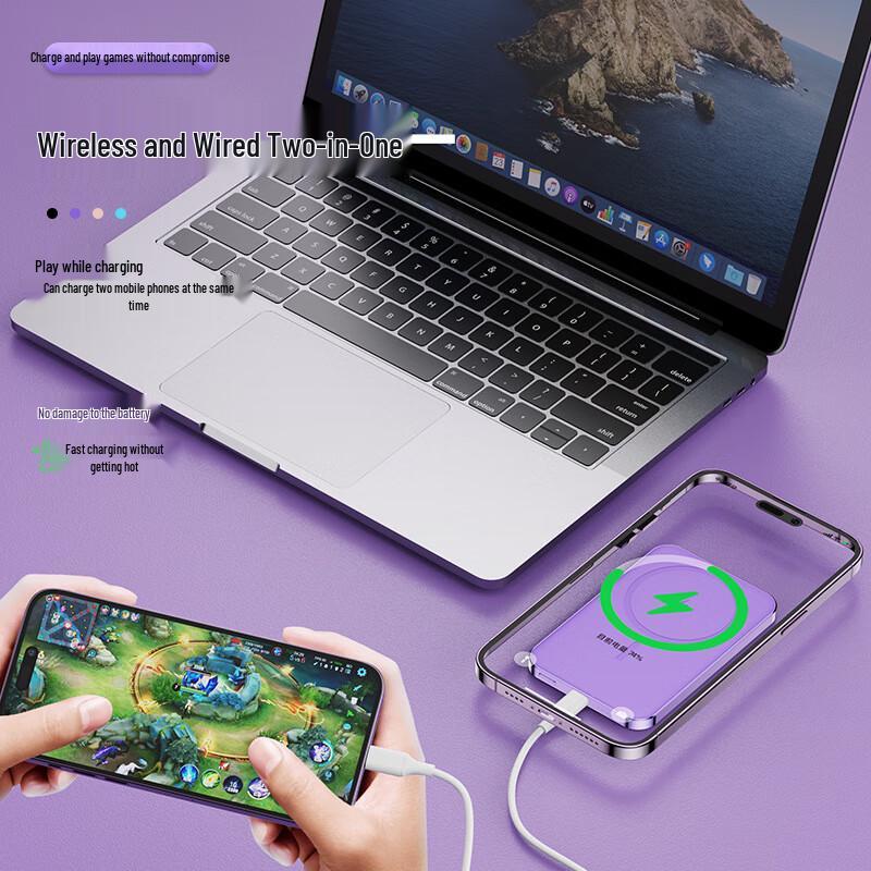 SND A77 10000mAh Ultra-thin Magnetic Wireless Power Bank
