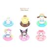 TOP TOY Sanrio Characters Mini Float Series Box of 16 Gachapon Blind Box Figures Soft Vinyl PVC Premium Toys Birthday Present Christmas Gift [Assorted