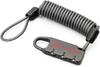 Henry Begins DLK120 Gunmetal 16835 Daytona Motorcycle Seat Bag Compatible Key Padlock Tip Loop