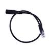 30cm 3.5mm Smartphone Headset to 4P4C RJ9 Telephone Converter Adapter Cable