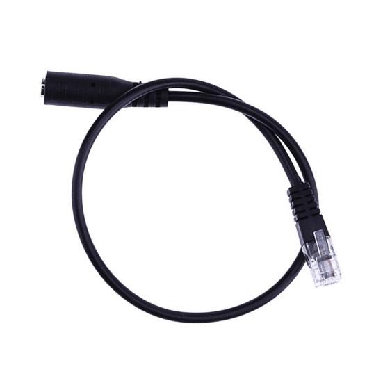 30cm 3.5mm Smartphone Headset to 4P4C RJ9 Telephone Converter Adapter Cable