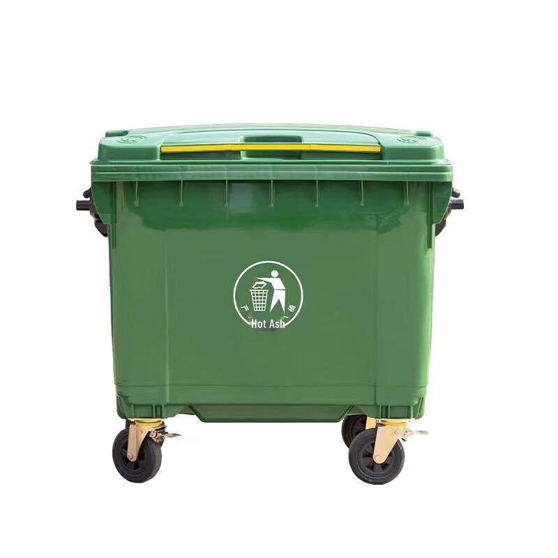 Передвижная мусорная корзина Miaoqiao Huace 660 л с ручным толкателем 660L